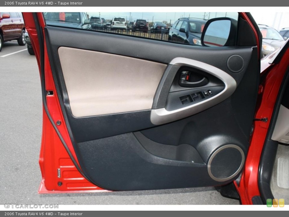 Taupe Interior Door Panel for the 2006 Toyota RAV4 V6 4WD #41540024