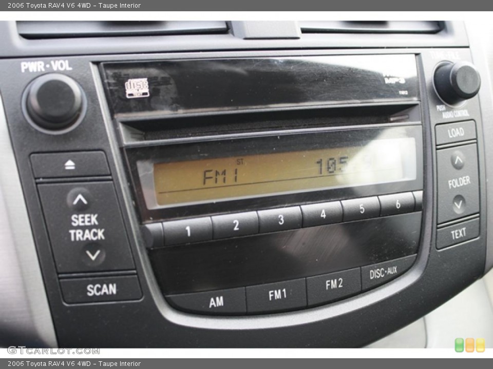 Taupe Interior Controls for the 2006 Toyota RAV4 V6 4WD #41540140