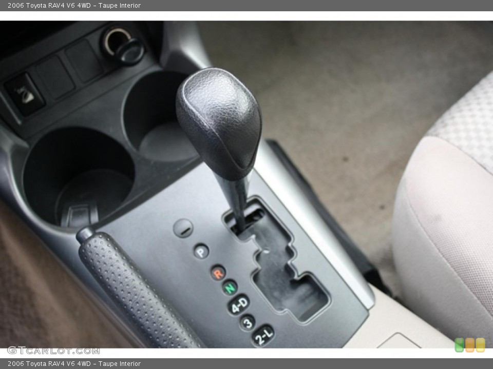 Taupe Interior Transmission for the 2006 Toyota RAV4 V6 4WD #41540217
