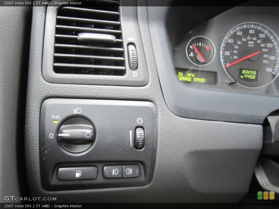 Graphite Interior Controls for the 2007 Volvo S60 2.5T AWD #41543756