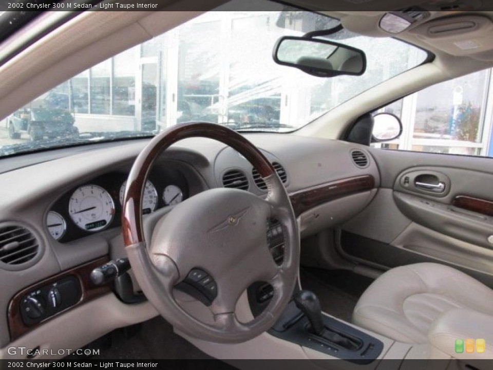 Light Taupe Interior Dashboard for the 2002 Chrysler 300 M Sedan #41545589