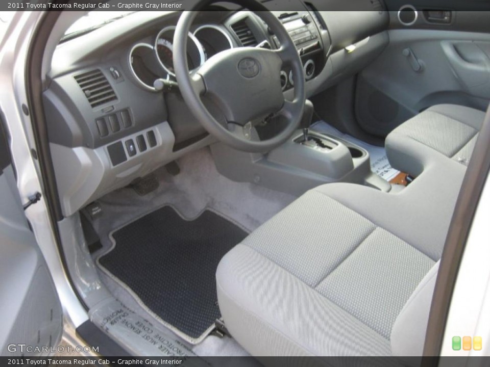 Graphite Gray Interior Prime Interior for the 2011 Toyota Tacoma Regular Cab #41549334