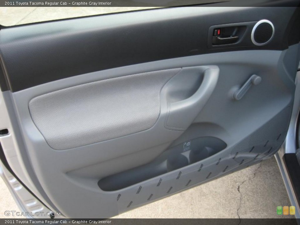 Graphite Gray Interior Door Panel for the 2011 Toyota Tacoma Regular Cab #41549346