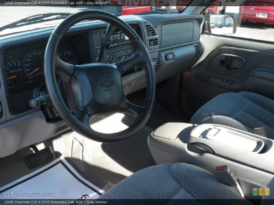 Gray Interior Prime Interior for the 1998 Chevrolet C/K K1500 Extended Cab 4x4 #41550374