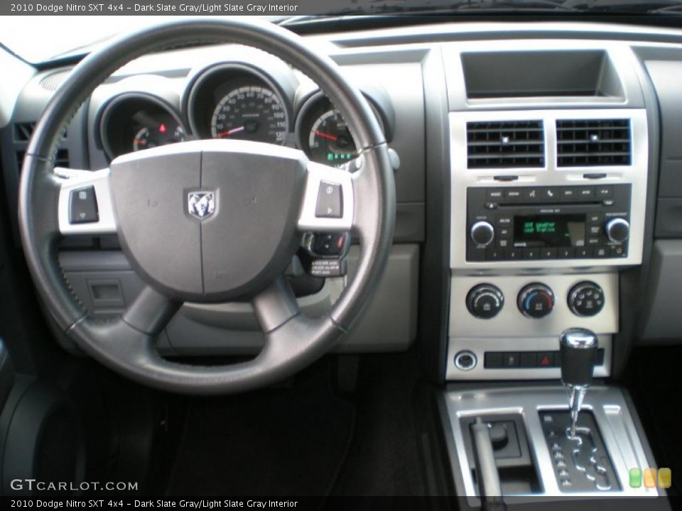 Dark Slate Gray/Light Slate Gray Interior Dashboard for the 2010 Dodge Nitro SXT 4x4 #41550546