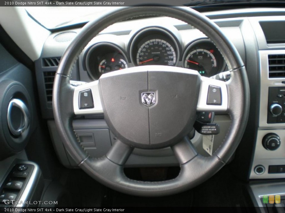 Dark Slate Gray/Light Slate Gray Interior Steering Wheel for the 2010 Dodge Nitro SXT 4x4 #41550562