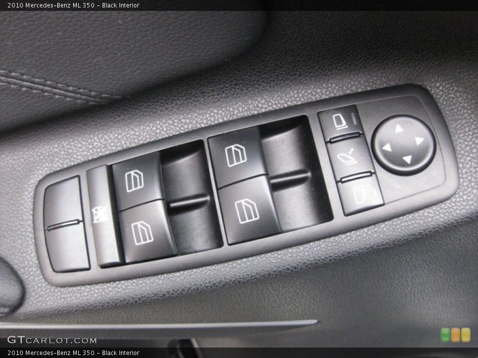 Black Interior Controls for the 2010 Mercedes-Benz ML 350 #41554806