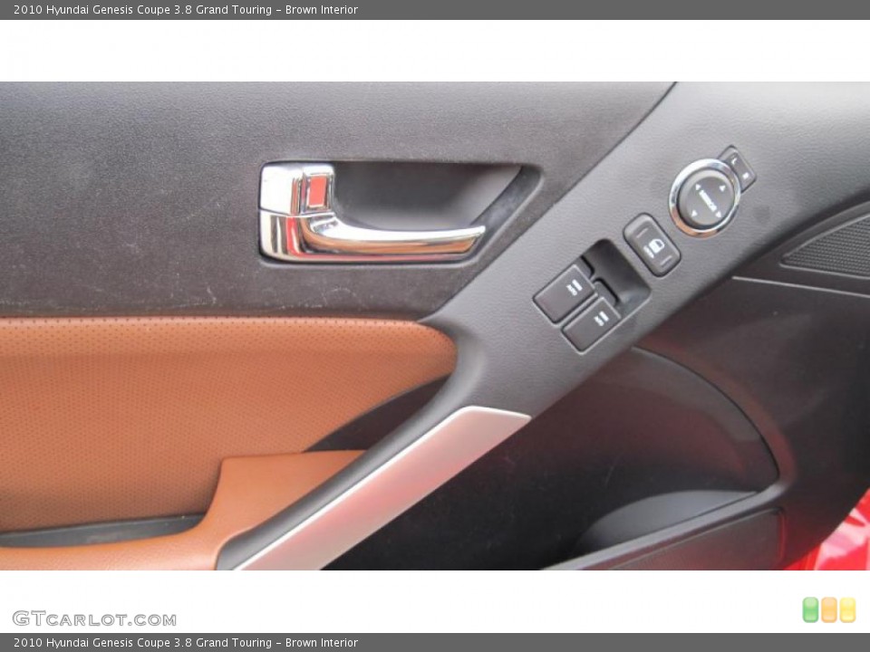 Brown Interior Controls for the 2010 Hyundai Genesis Coupe 3.8 Grand Touring #41555574