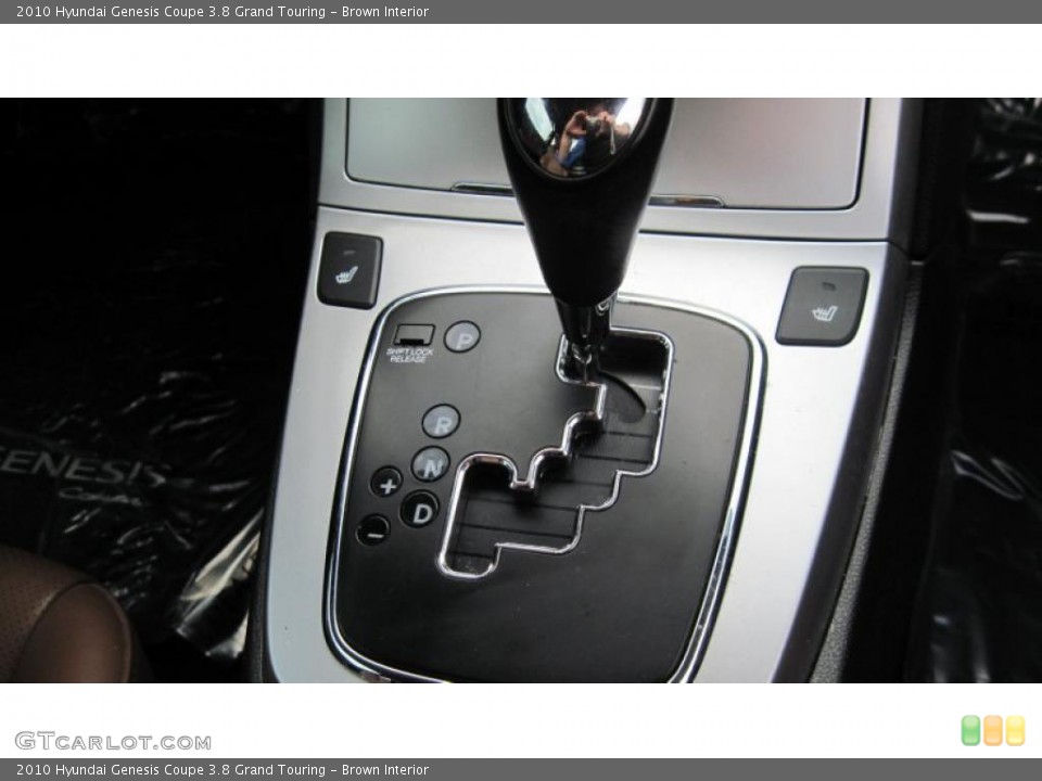 Brown Interior Transmission for the 2010 Hyundai Genesis Coupe 3.8 Grand Touring #41555738