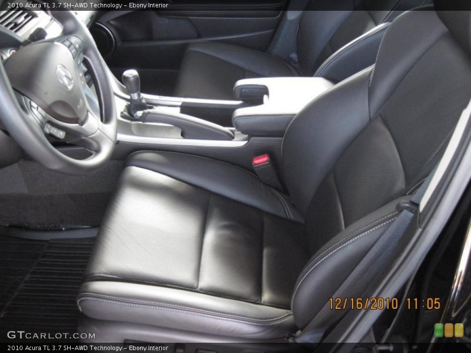Ebony Interior Photo for the 2010 Acura TL 3.7 SH-AWD Technology #41556378