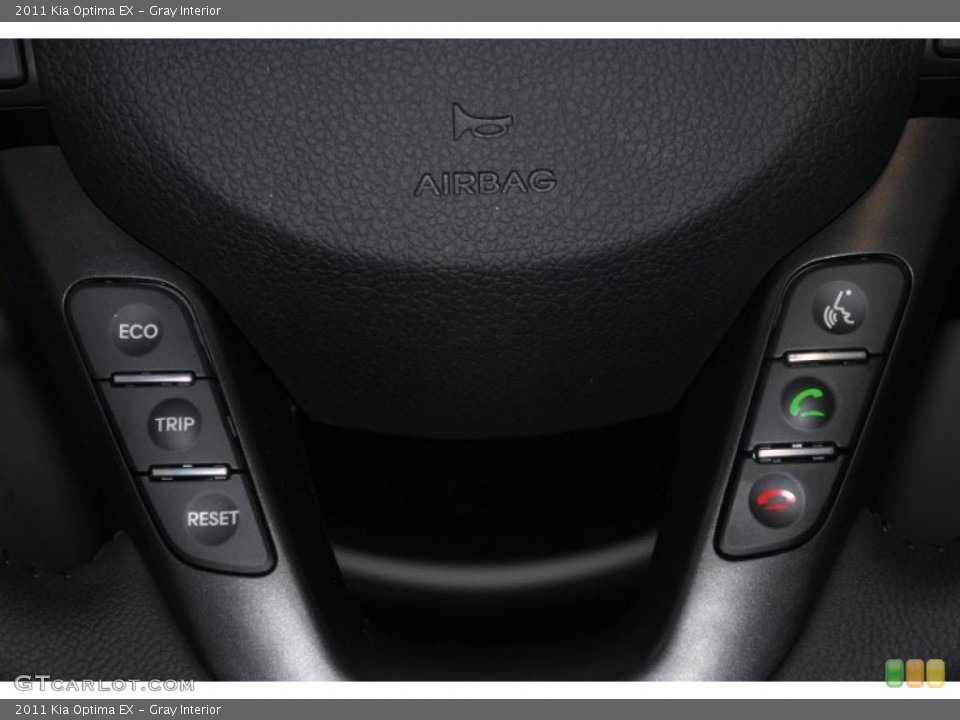 Gray Interior Controls for the 2011 Kia Optima EX #41557078