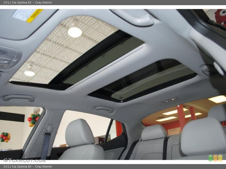 Gray Interior Sunroof for the 2011 Kia Optima EX #41557098