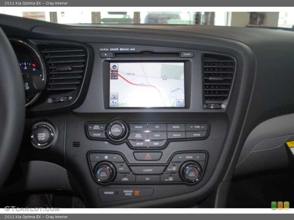 Gray Interior Controls for the 2011 Kia Optima EX #41557154