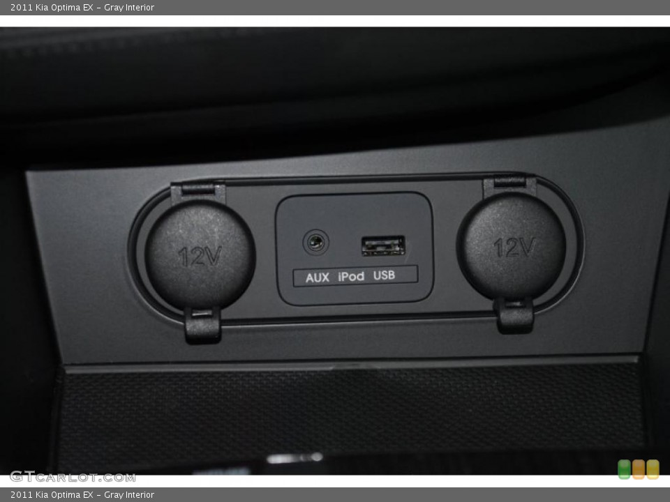 Gray Interior Controls for the 2011 Kia Optima EX #41557218