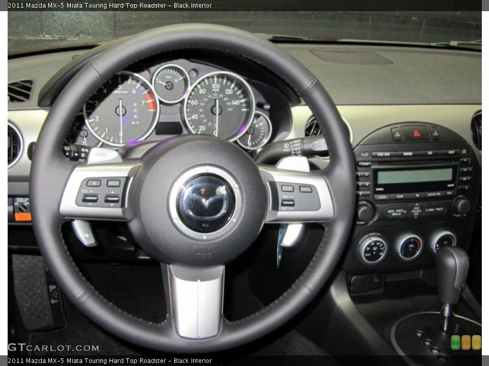 Black Interior Photo for the 2011 Mazda MX-5 Miata Touring Hard Top Roadster #41557378