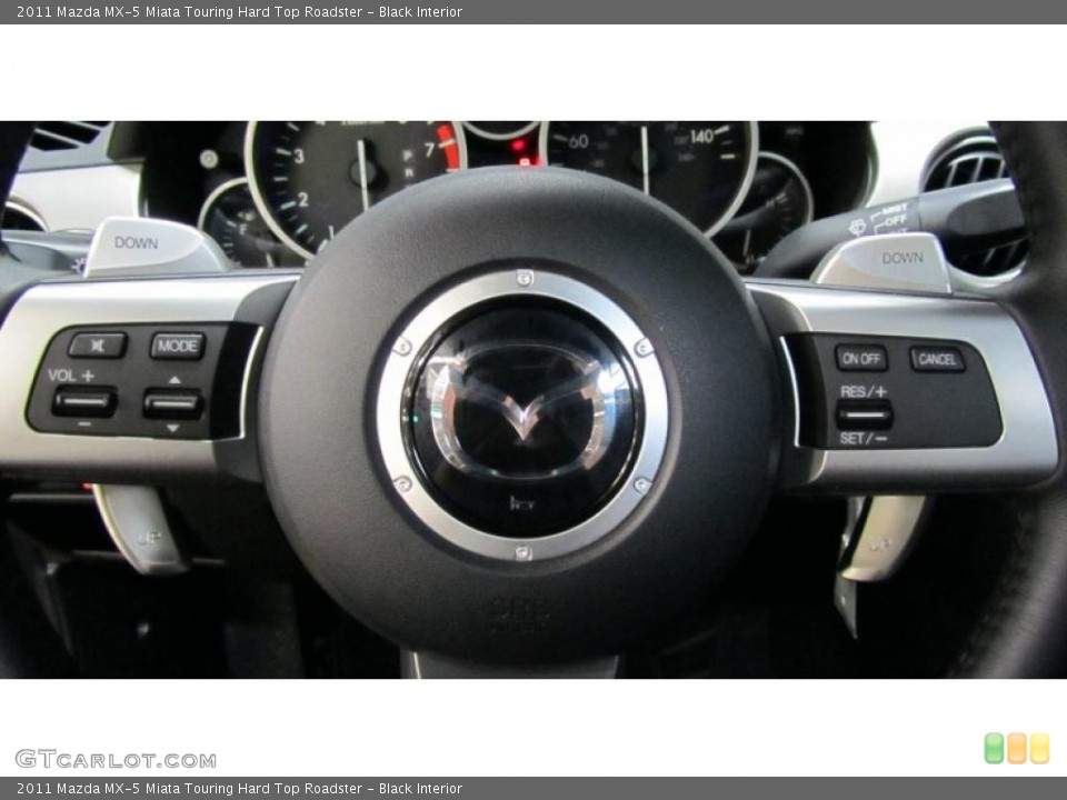 Black Interior Steering Wheel for the 2011 Mazda MX-5 Miata Touring Hard Top Roadster #41557390