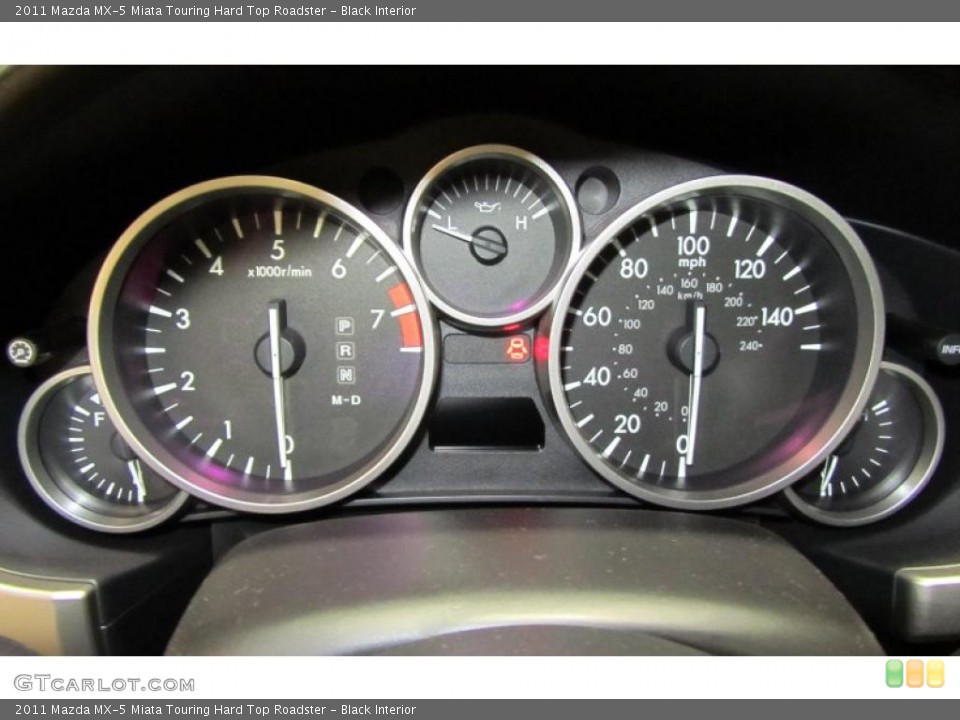 Black Interior Gauges for the 2011 Mazda MX-5 Miata Touring Hard Top Roadster #41557406