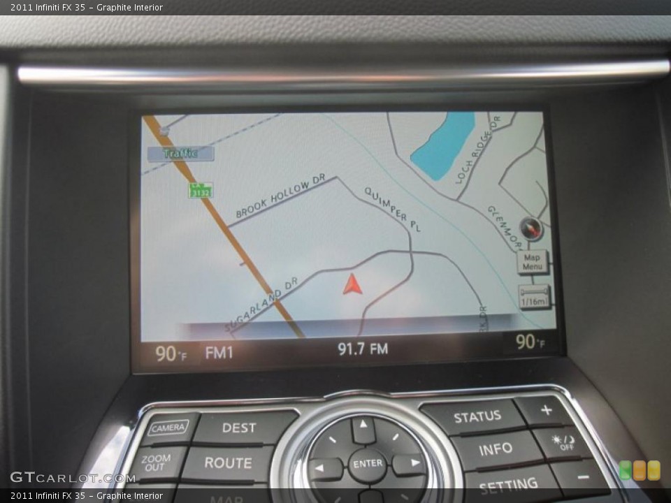 Graphite Interior Navigation for the 2011 Infiniti FX 35 #41557498