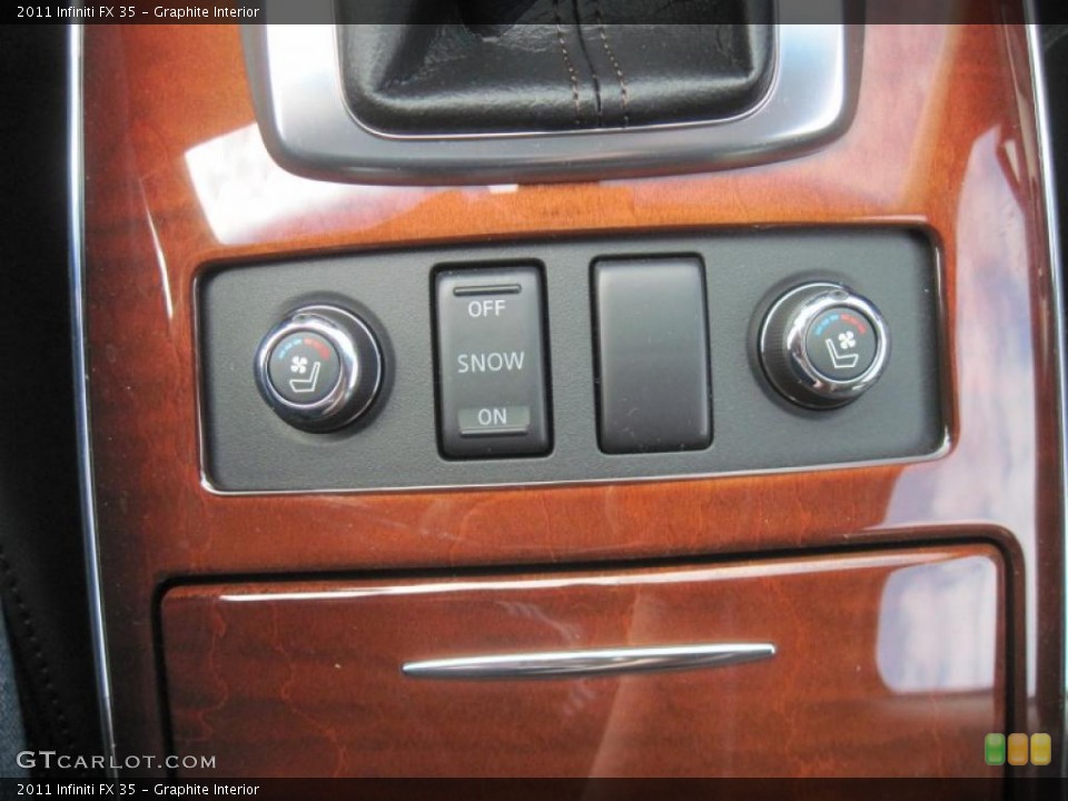 Graphite Interior Controls for the 2011 Infiniti FX 35 #41557514