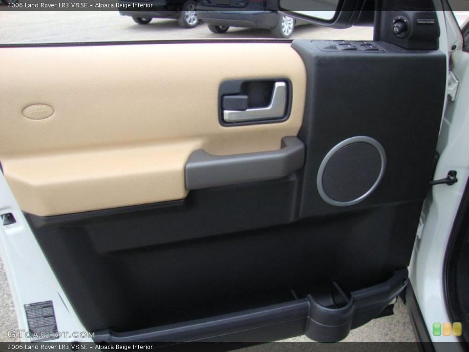 Alpaca Beige Interior Door Panel for the 2006 Land Rover LR3 V8 SE #41558090