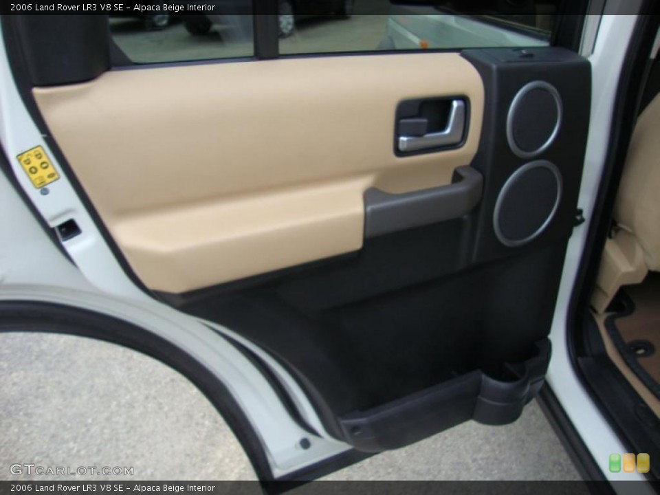 Alpaca Beige Interior Door Panel for the 2006 Land Rover LR3 V8 SE #41558290