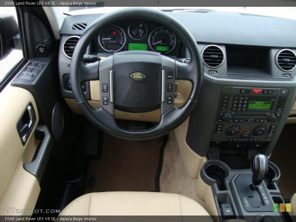 Alpaca Beige Interior Dashboard for the 2006 Land Rover LR3 V8 SE #41558326