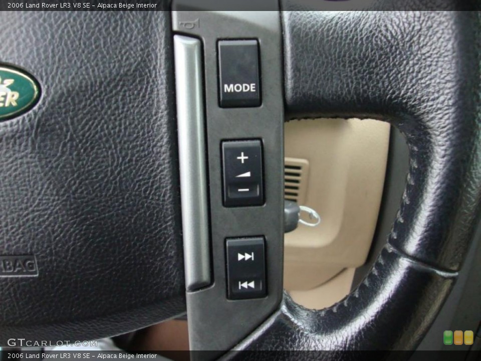 Alpaca Beige Interior Controls for the 2006 Land Rover LR3 V8 SE #41558718
