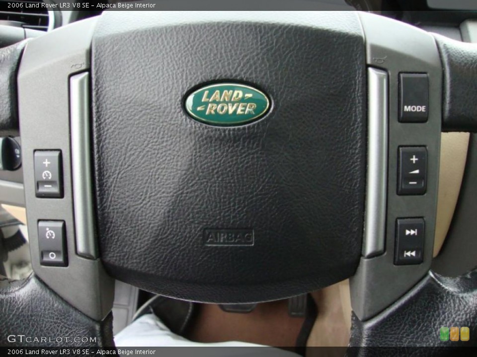 Alpaca Beige Interior Controls for the 2006 Land Rover LR3 V8 SE #41558738