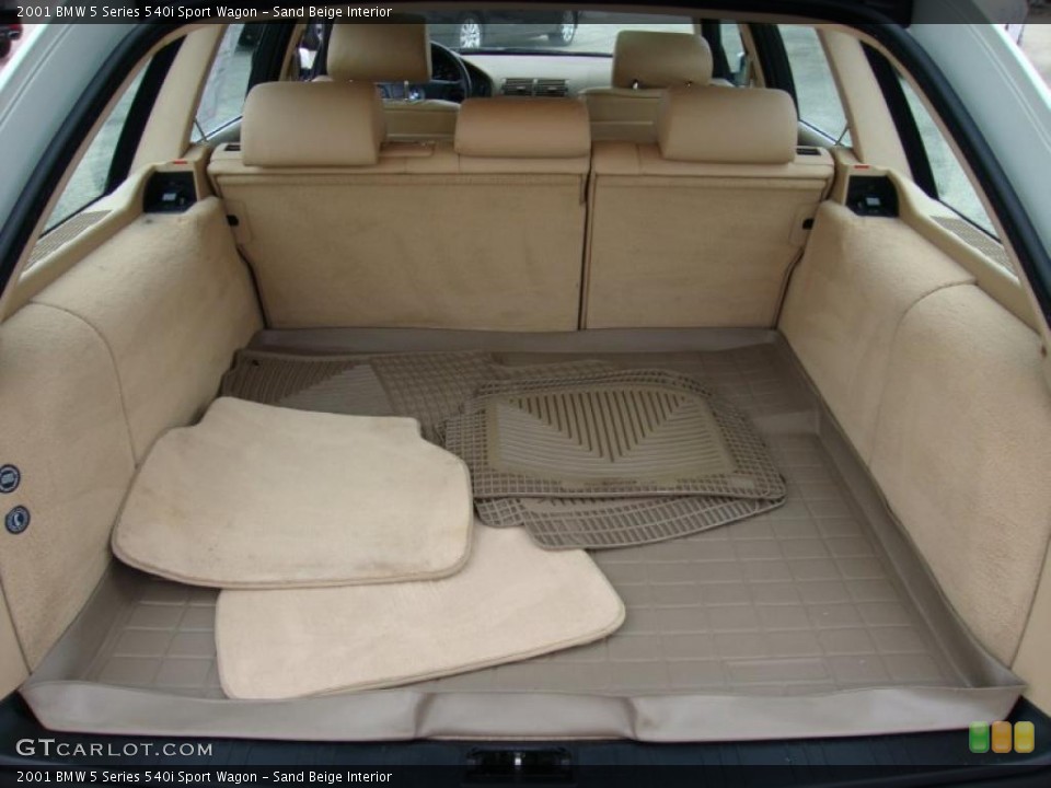 Sand Beige Interior Trunk for the 2001 BMW 5 Series 540i Sport Wagon #41559915