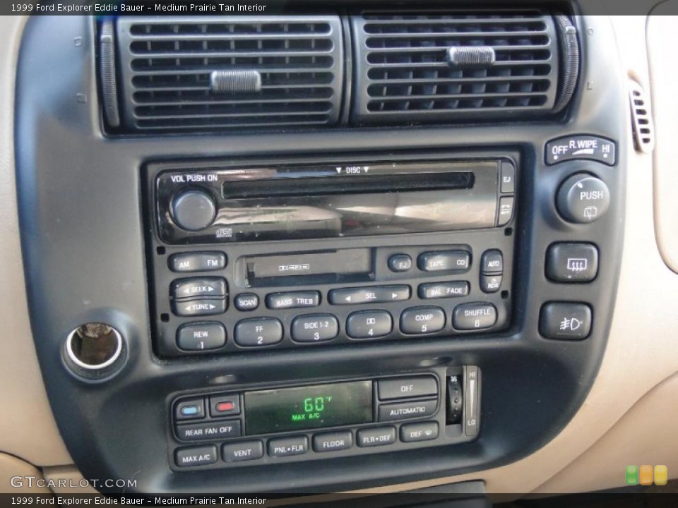 Medium Prairie Tan Interior Controls for the 1999 Ford Explorer Eddie Bauer #41559959