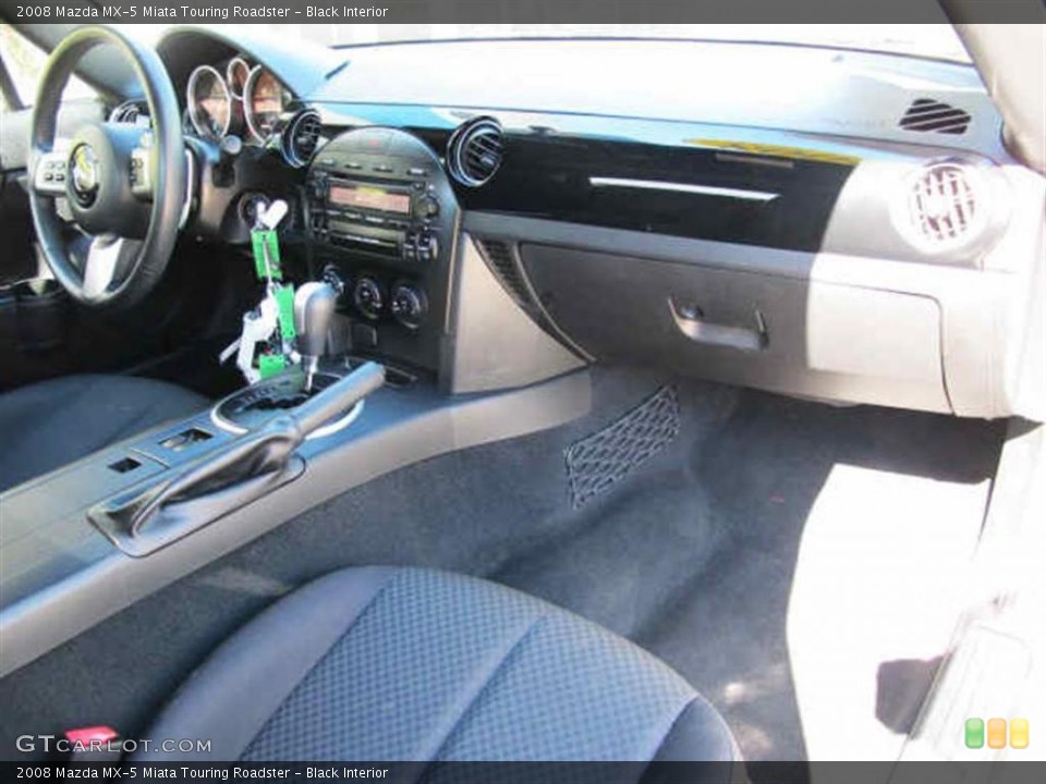 Black Interior Dashboard for the 2008 Mazda MX-5 Miata Touring Roadster #41561563