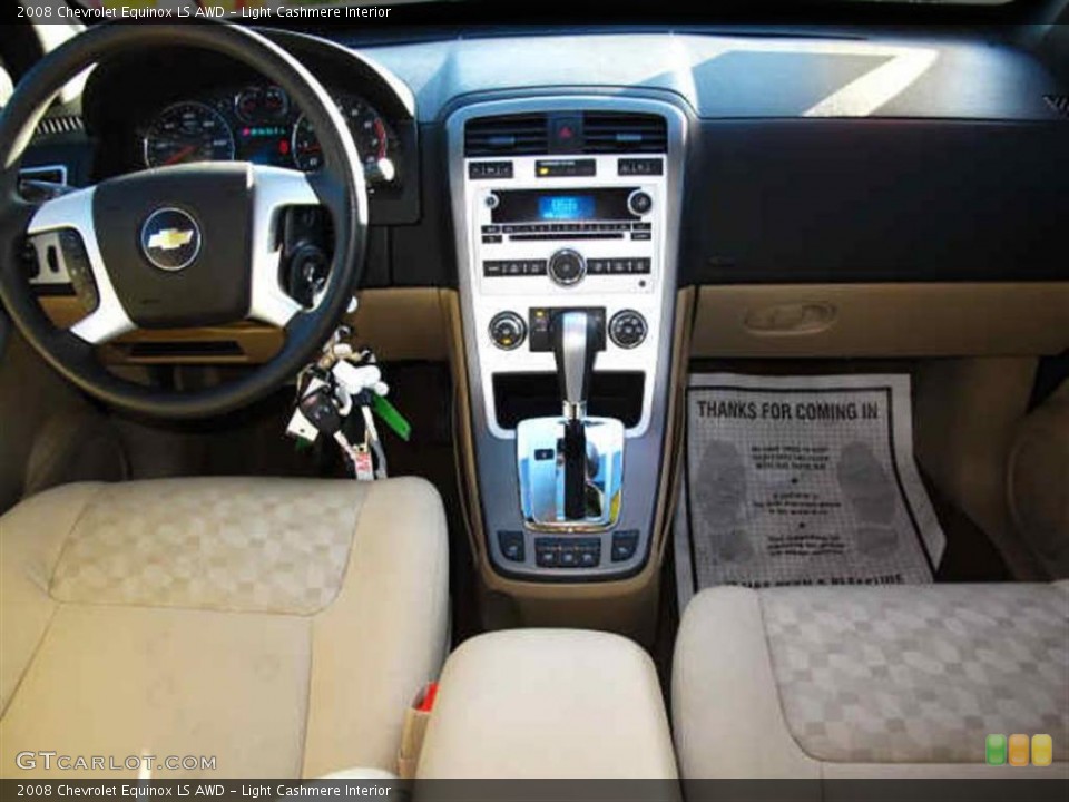 Light Cashmere 2008 Chevrolet Equinox Interiors