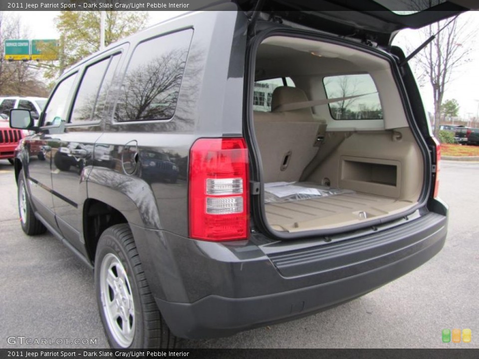 Dark Slate Gray/Light Pebble Interior Trunk for the 2011 Jeep Patriot Sport #41562687
