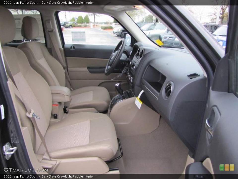 Dark Slate Gray/Light Pebble Interior Photo for the 2011 Jeep Patriot Sport #41562703
