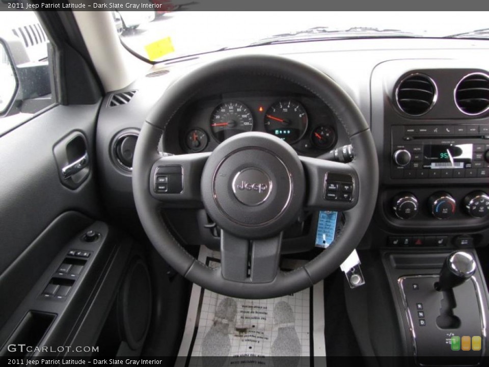 Dark Slate Gray Interior Steering Wheel for the 2011 Jeep Patriot Latitude #41562939
