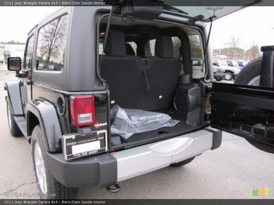 Black/Dark Saddle Interior Trunk for the 2011 Jeep Wrangler Sahara 4x4 #41563099