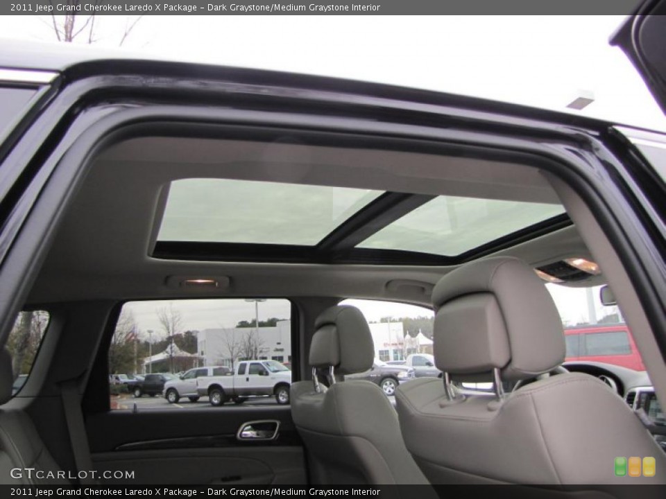 Dark Graystone/Medium Graystone Interior Sunroof for the 2011 Jeep Grand Cherokee Laredo X Package #41563507