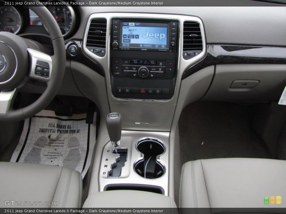 Dark Graystone/Medium Graystone Interior Dashboard for the 2011 Jeep Grand Cherokee Laredo X Package #41563535