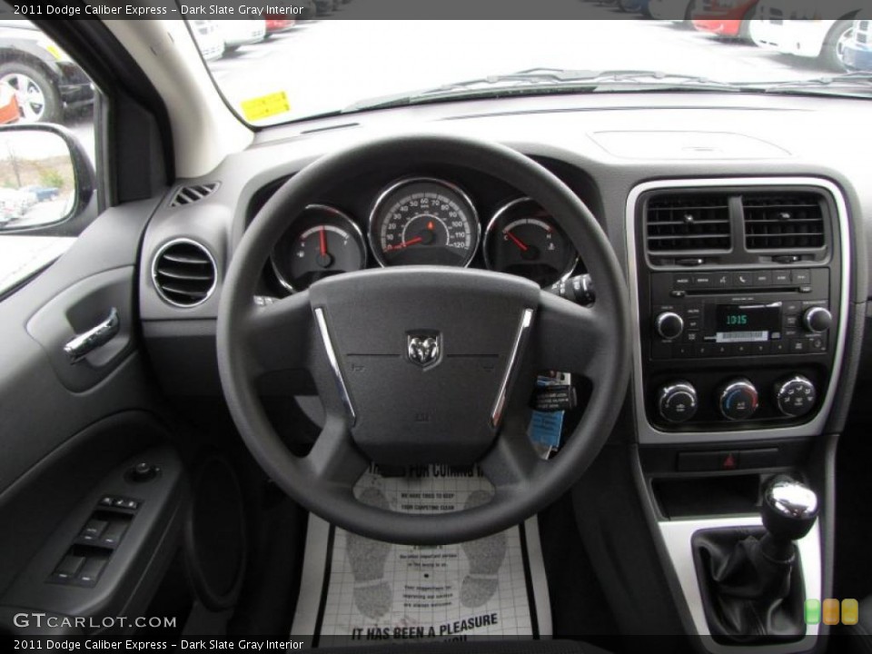 Dark Slate Gray Interior Dashboard for the 2011 Dodge Caliber Express #41563891