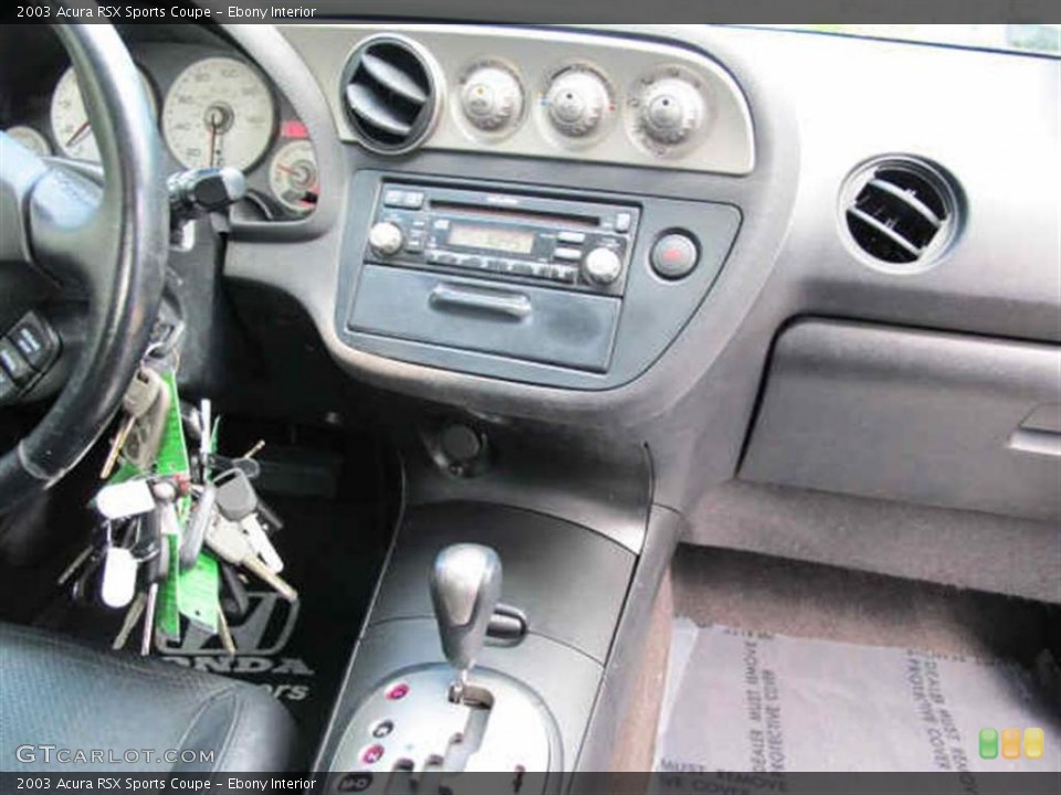 Ebony Interior Dashboard for the 2003 Acura RSX Sports Coupe #41564523