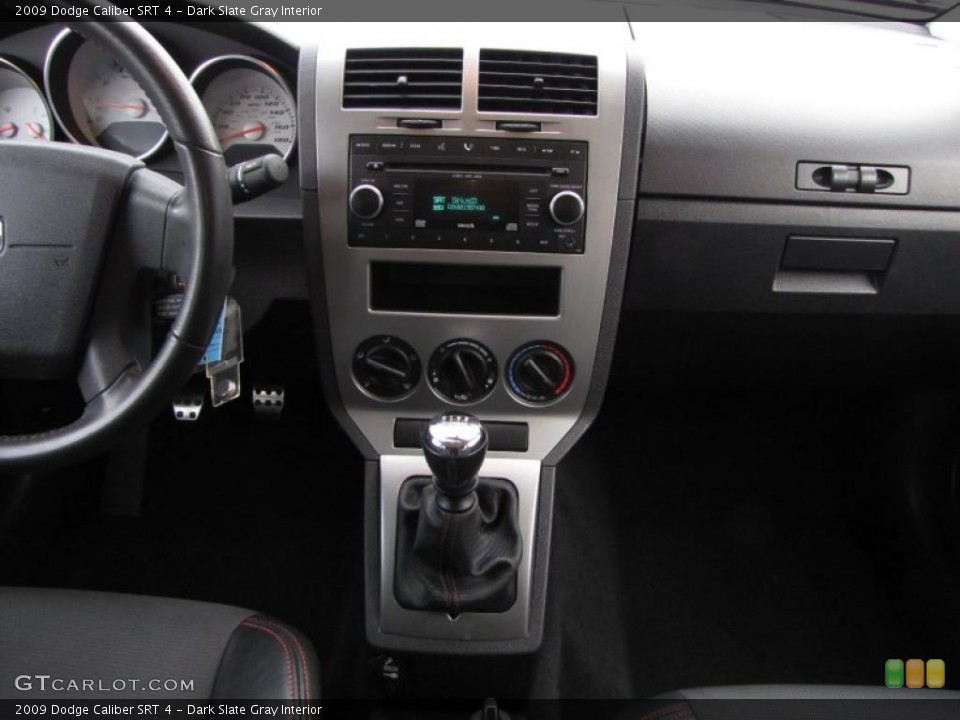 Dark Slate Gray Interior Controls for the 2009 Dodge Caliber SRT 4 #41564871