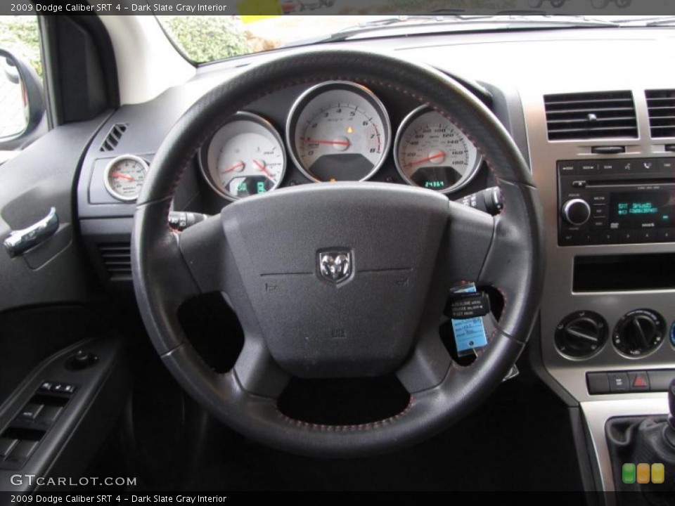 Dark Slate Gray Interior Steering Wheel for the 2009 Dodge Caliber SRT 4 #41564903