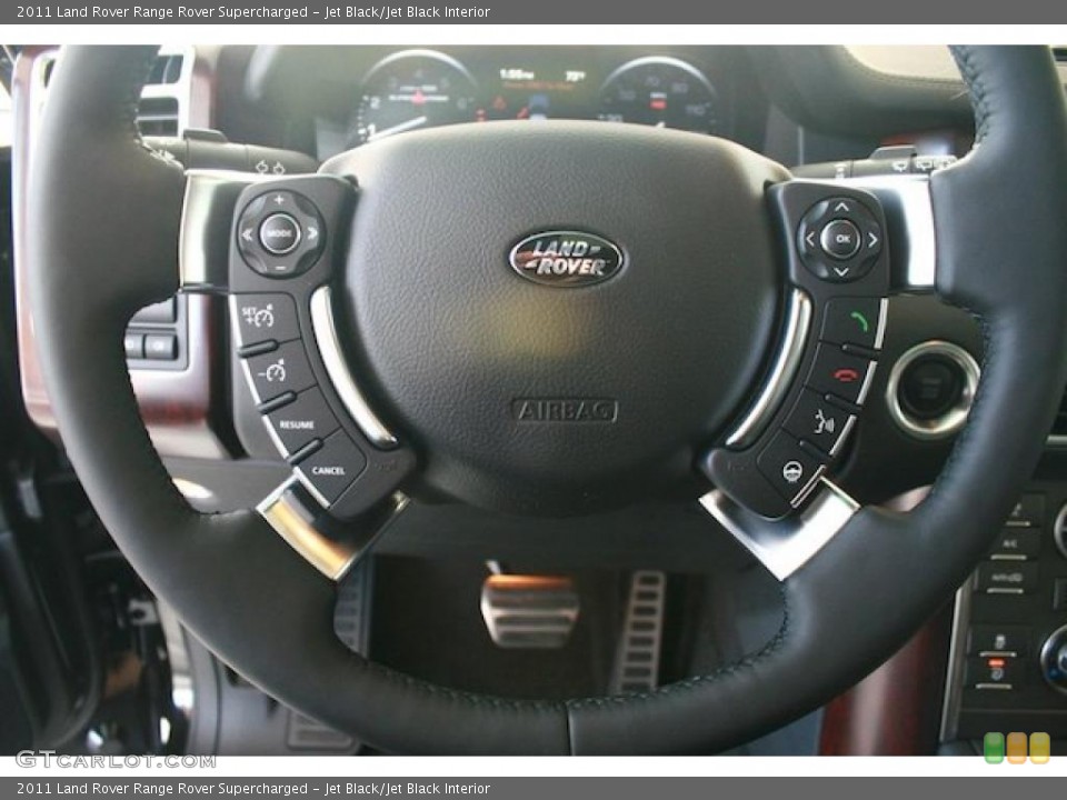 Jet Black/Jet Black Interior Controls for the 2011 Land Rover Range Rover Supercharged #41567115