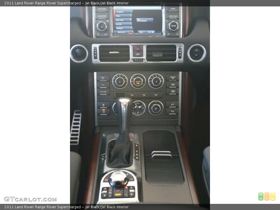Jet Black/Jet Black Interior Controls for the 2011 Land Rover Range Rover Supercharged #41567171