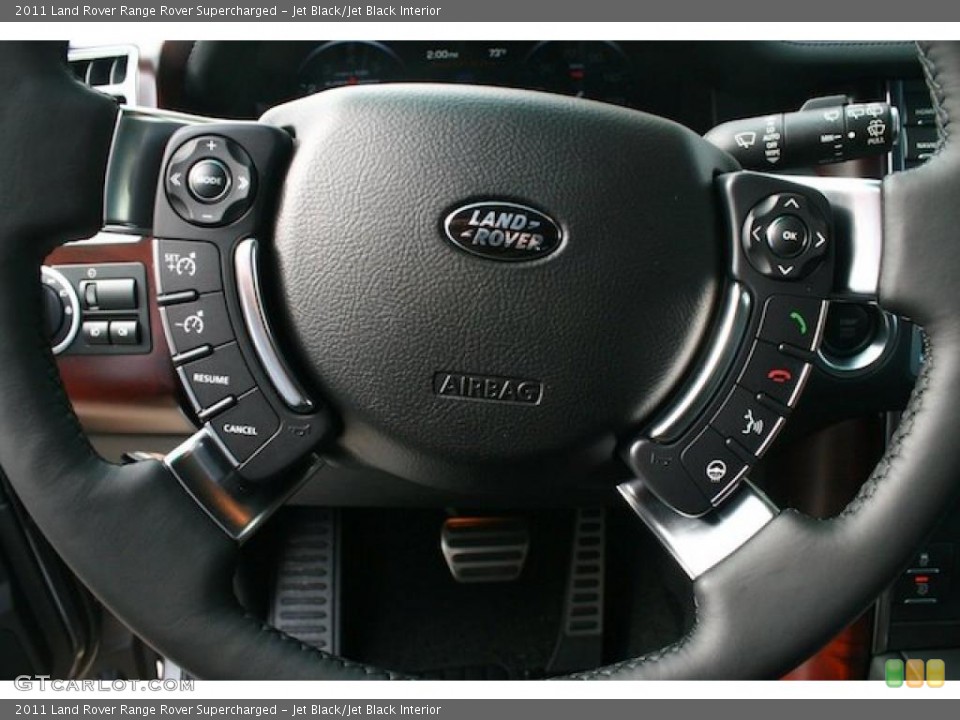 Jet Black/Jet Black Interior Controls for the 2011 Land Rover Range Rover Supercharged #41567367
