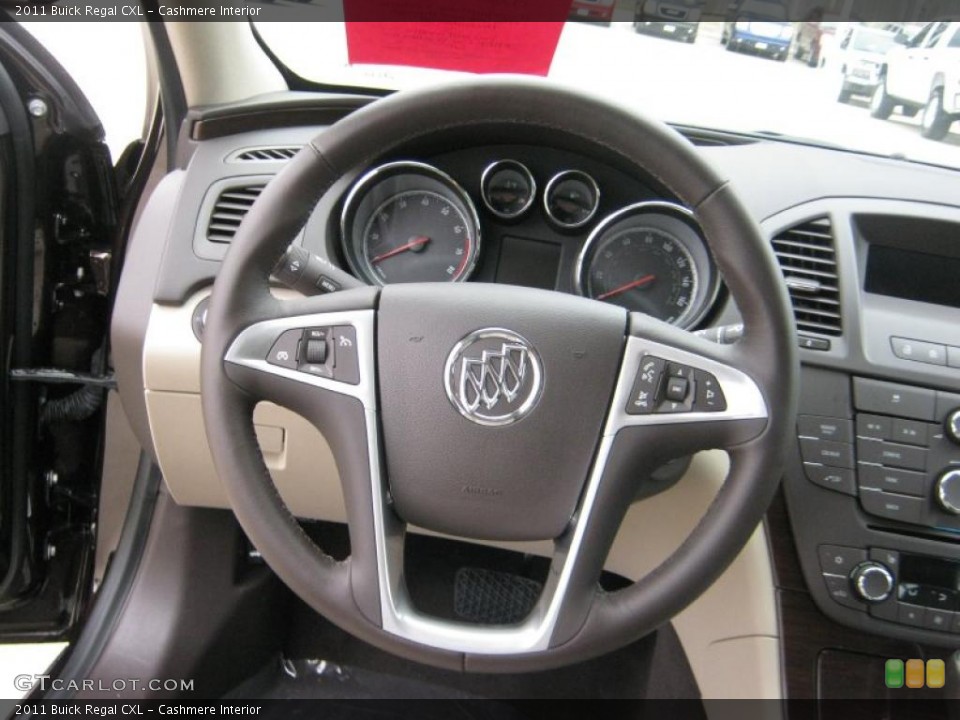 Cashmere Interior Steering Wheel for the 2011 Buick Regal CXL #41567415