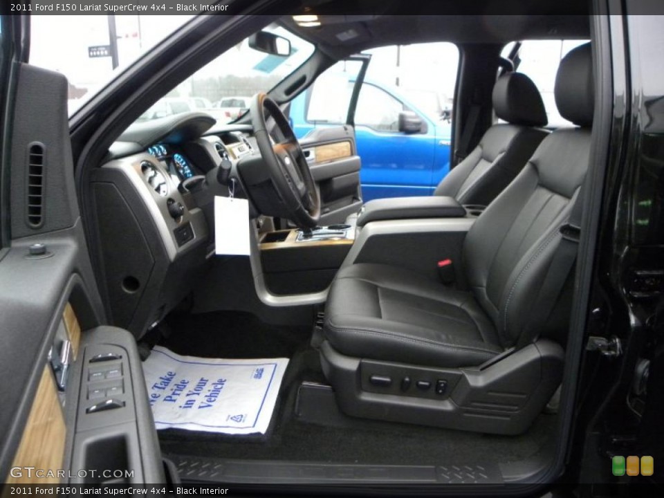 Black Interior Photo for the 2011 Ford F150 Lariat SuperCrew 4x4 #41567699