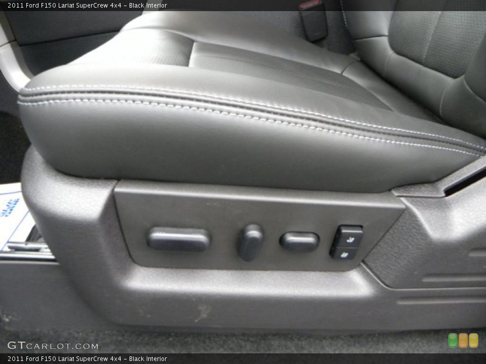 Black Interior Controls for the 2011 Ford F150 Lariat SuperCrew 4x4 #41567871