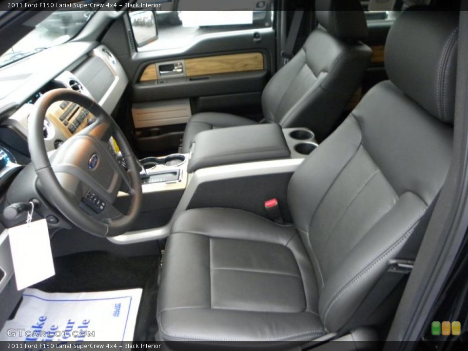 Black Interior Photo for the 2011 Ford F150 Lariat SuperCrew 4x4 #41567883