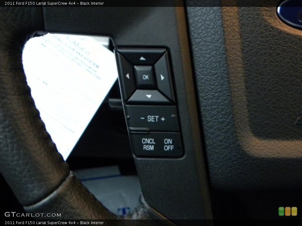 Black Interior Controls for the 2011 Ford F150 Lariat SuperCrew 4x4 #41567991